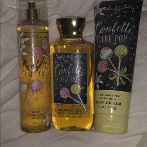 confetti cake pop set